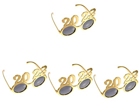 ABOOFAN 3 Paare 2023 Digitale Brille 2023 Silvesterpartydekore Frauen Sonnenbrille Party-brillengestelle Silvester Partybrille 2023 Neujahrsbrille 2023 Hochzeit Stk 3d Lieferungen Telefon