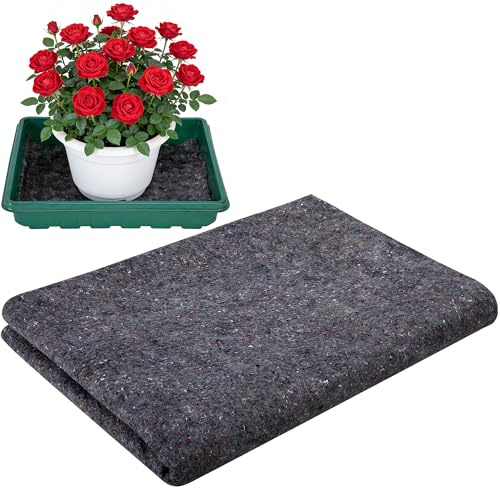 Estera capilar de jardín de 100 x 300 cm, riego automático de plantas, tela de fieltro, autorriego, para invernaderos, macetas, plantas, bandejas de semillas