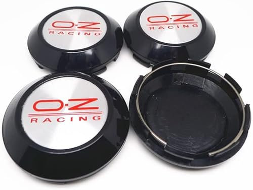 PREWIZ 4 Stück Nabendeckel für OZ 72mm, Radnaben-Mittelabdeckungen Nabenkappen Felgendeckel Radnabenkappen, Wheel Caps Ersatz für Autozubehör Verwendet,C