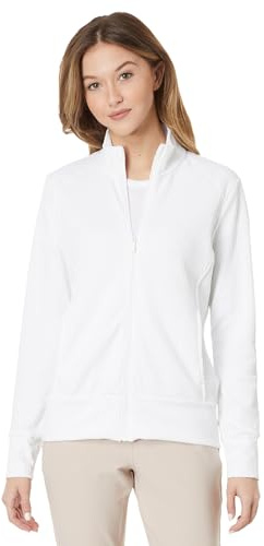adidas Standard Women's Ultimate365 Textured Jacket, White Small