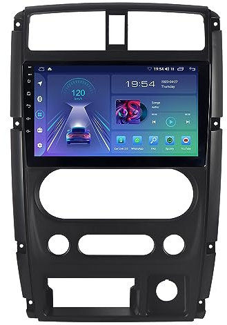 ACAVICA Android 12 Radio de coche para Suzuki Jimny 3 2005-2017 9 pulgadas pantalla táctil 2+32 GB estéreo Sat NAV reproductor multimedia GPS con Carplay inalámbrico WiFi USB