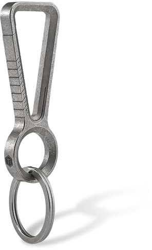 KeyUnity KD00 Titan-Karabiner-Schlüsselanhänger-Clip, Schnellverschluss-EDC-Schlüsselringverschluss für Männer und Frauen (KD00)