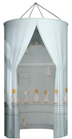 AAVEDA Tenda Da Doccia Con Ganci Poliestere Circolare Tenda Da Doccia Lunga Elegante Ed Elegante Bagno Con Docci (Size : R80CM)