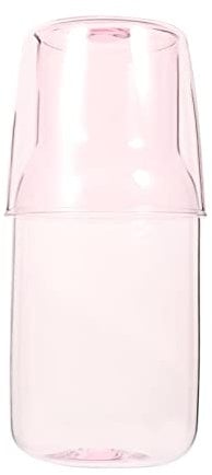 Ciieeo 1 Set Di Raffreddamento In Brocche Per Acqua In Caraffe Da Comodino Notte Brocca Per Acqua Sul Comodino Con Bicchieri Trasparenti Caraffe E Brocche Ufficio