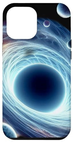 Hülle für iPhone 14 Pro Max Planeten im Wurmloch auf Brücke und Weißloch