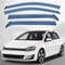 WangkaiX 4 Stück Auto Windabweiser Regenabweiser für VW Golf 7 2014-2019, Schutz Vor Wind Und Regen Auto Vent Deflector Seitenfenster Deflektor