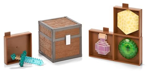 NOBLE Minecraft Set Final Loot Truhe 10Cm