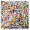 110 Pcs Stumble Guy Stickers for Laptop, Cool Decals for Teens Kids Boys Skateboard Phone