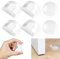 AOOTE 6 Stück Türstopper Boden Selbstklebend, Transparent, Türpuffer Boden, Door Stopper Floor für Alle Hartböden, Schutz von Wand und Möbel