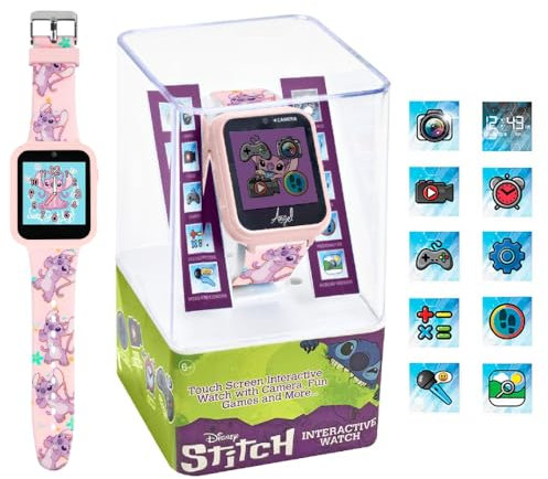 CARTOON Montre interactive Angel Disney smartwatch pour enfants multifonction rechargeable avec USB