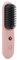 Brosse de Lisseur de Cheveux Ioniques Négatifs 2 en 1 Coiffure Litreux Peigne Curleur Rose Type C Charge Rapide Rose