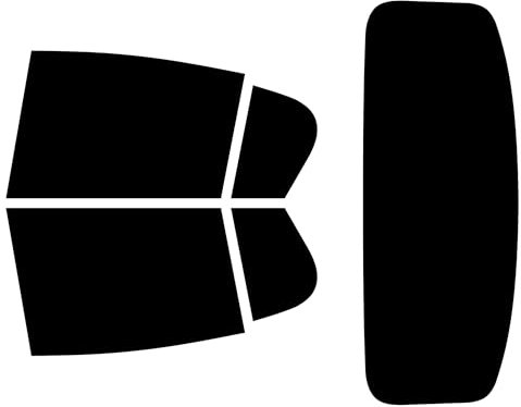 TINTCOM Pre-Cut Window Tint Film for Opel Corsa D 5-doors Hatchback 2007-2013 - (05% Limo Black) - Rear Sides & Rear Window - Custom Fit, UV Protection, High Performance