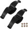 FUNOMOCYA 2Pcs Car Umbrella Clip Holder Screw Install Organizer for Car Trunk Door Durable Umbrella Storage Hook for Fishing Rods and Clubs Black