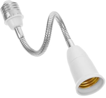 CLISPEED Light Bulb Sockets Extension Adapter Flexible Lamp Holder Converter for Led Lamp Recessed Spotlight Adjustable Direction