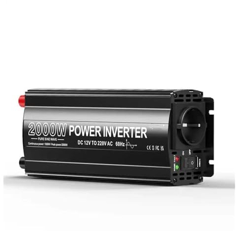 Transformateur Tension Convertisseur Onduleur Sinusoïdal Pur 12 V 220 V 3000 W 4000 W 5000 W 6000 W 1 Transformateur USB 12 V 230 V Inverter(12V,4000W)