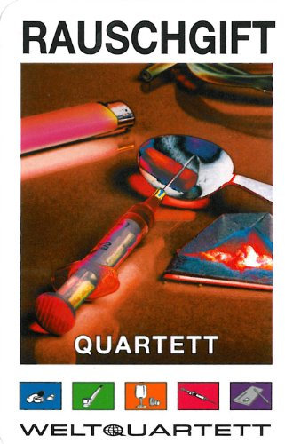Cargo Records Familie von quast - Quartett Spiel Rauschgift - das ultimative Kartenspiel mit 32 Blatt