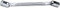 STAHLWILLE Nr. 29 Doppel-Gelenkschlüssel FLEXI Schlüsselweite 12 x 13 mm L.228 mm