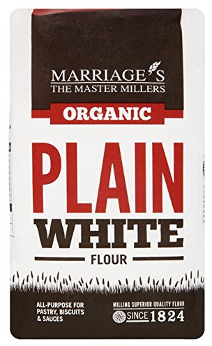 W H Marriage Organic Plain White Flour 1000g X 7 (Pack of 7)