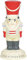 Department 56 Snowbabies Suite Nussknacker aus Porzellan, 12,7 cm Figur, 12,7 cm, Mehrfarbig