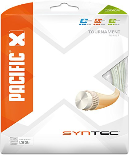pacific Tennissaite Syntec - 12.20m-Garnitur, Weiß, 1.33mm/16, PC-2260.00.11