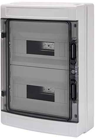 Gewiss Centralino stagno con pareti lisce predisposto per alloggiamento morsettiere IP65 GW40104 (24 Moduli)