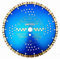 Disco diamantato Starmax, segmento turbo da 300 mm, segmento da 12 mm, per seghe per pietra e troncatrici, cemento, granito, clinker, Blu
