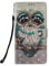 Huzhide iPhone SE 2020 Case iPhone 7/8 Case Glitter 3D Diamonds Gems PU Leather Flip Shockproof Wallet Phone Case with Stand Card Slot Soft TPU Shell Protective Cover for iPhone 7/8/SE 2020, Owl