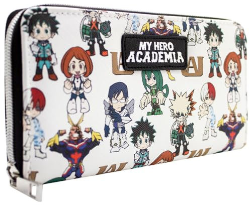 My Hero Academia Klasse 1-A Held Gruppe Portemonnaie Geldbörse Weiß