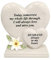 Adorno de tumba personalizable/placa conmemorativa con corazones dobles | Decoración de tumba regalo en el recuerdo amoroso de tus seres queridos fallecidos (esposo)