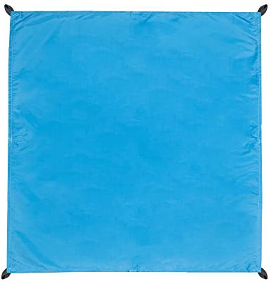 CelinaSun Sonnensegel PES UPF 50+ Outdoor Quadrat 2 x 2m blau Sonnendach Backpacking Zeltplane Ultraleicht Tragebeutel