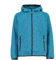 CMP - Kinder-Knit-Tech-Jacke mit fester Kapuze, Tiefsee-Donau, 98