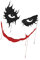 Joker Batman Mechant Comics Anime Super Hero Wandbild Kunstdruck auf Leinwand (40 cm x 50 cm)