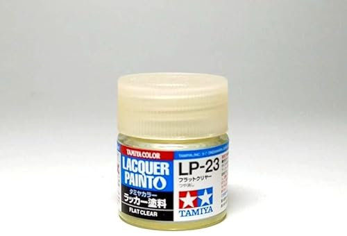 TAMIYA 82123 Model Color Lacquer Paint LP-23 Flat Clear 10ml 82123