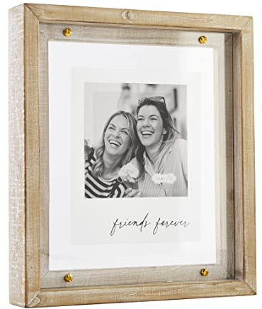 Mud Pie Friends Forever Holz- und Messingrahmen