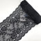 15cmx3m Elastizität Spitzenborte Spitzenband Spitzenbordüre Zierband Spitze Blume Borte für Handwerk Dessous Hochzeitskleid Hochzeit Dekor,DIY Basteln,Tischdeko,Schwarz