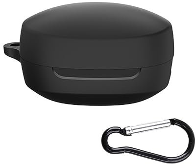 QCY T13 X - Funda protectora para auriculares, a prueba de golpes, a prueba de caídas, lavable, a prueba de polvo, cubierta de silicona para auriculares, capa protectora (negro)