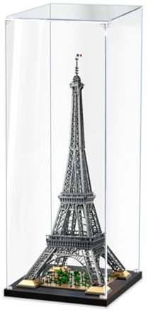 Transparente Acryl-Vitrine Für Lego 10307 Der Eiffelturm, Staubdichte Aufbewahrungsbox Aus Acryl, Kompatibel Mit Lego 10307 (Lego-Modell Nicht Im Lieferumfang Enthalten), 60 X 60 X 155 cm 3mm
