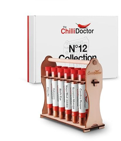 The Chilli Doctor® No 12 Collection – Geschenkset mit Chili-Gewürzen | Ideales Geschenkset für Männer, Gourmet Chili Geschenkset für Griller und Chili-Fans, Vielfältige Arome