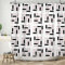 ASDCXZ Duschvorhang 180x180 cm, Modern Minimalismus Rose Schwarz Regel Geometrie Muster Weiß Waschbar Bad Duschvorhänge Polyester Textil Wasserdicht Duschvorhang für Badewanne mit 12 Haken