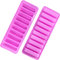 Silicone Ice Cube Tray for Bottle,Thin Ice Cube Tray for Water Bottles and Sports Drinks,MakingIce,Kitchen,Chocolate,Candy,Pink (Long)
