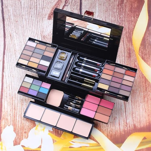 AMZTEMU Set di trucchi, Make up set, Set make up regalo, Palette trucchi donna, Trousse trucchi ragazza(39 COLORE)