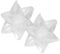 Ciieeo 2st Weihnachtsdekoration Weihnachtsbaumkugel Transparente Kugel Befüllbar Transparente Christbaumkugel Weihnachten Klar Gefüllter Ball Kugelverzierung Glas Dekorative Kugel