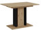 MEBLINI Esstisch Ausziehbar - Esszimmertisch Modern - Küchentisch - Säulentisch - Ausziehtisch - Dining Table - Esszimmertische - 100-140x60x75cm - Wood MINI - Artisan Eiche/Schwarz Matt
