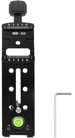 Namvo Kamera-Stabilisator, 150 mm, Schnellwechselplatte, Nodal Slide für DSLR-Stativ, Einbeinstativ, Kugelkopf