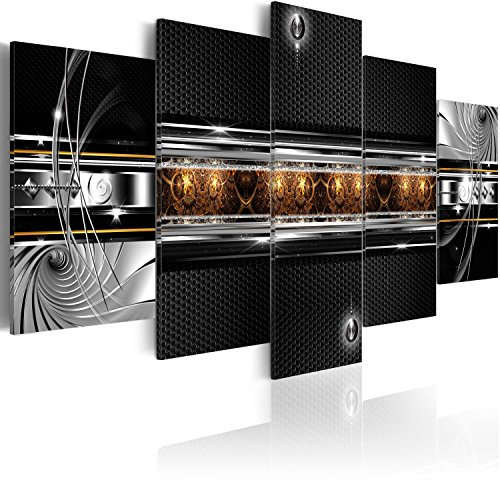 B&D XXL - Peinture acrylique 200x100 cm - Effet texturé ou coup de pinceau - Décoration avec finition faite à la main - Salon chambre - Finition artisanale - Abstraction 020101-208