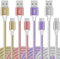 MAIMEITE 4Pack 3.1A USB C Charger Cable, Braided TYPE C Cable Fast Charging for iPhone 15 Pro Max, S23/S22/S21, Pixel 6/7/8, PS5, Switch