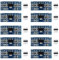 Lot de 10 convertisseurs Buck 6,5-12 V à 5 V 800 mA Module d'alimentation régulateur de tension compatible avec Arduino Raspberry Pi