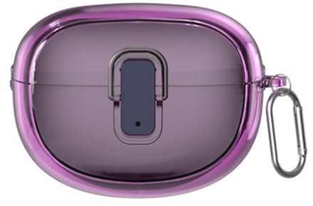 [Bloqueo mejorado] Funda para auriculares Bose ultra abiertos (2024), funda protectora VAEKNVG que absorbe los golpes para auriculares ultra abiertos, carcasa rígida de TPU con mosquetón y cordón