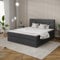 Imebel Boxspringbett 160x200 mit Bettkasten - Bett mit Matratze und 2 Bettkästen - Schlafzimmerbett mit Topper - Bequemes und Elegantes Doppelbett für das Schlafzimmer
