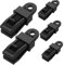 Toddmomy Versatile Large Tent Clips Set of 5 Tarp Clamps for Windproof Straps and Outdoor Gear